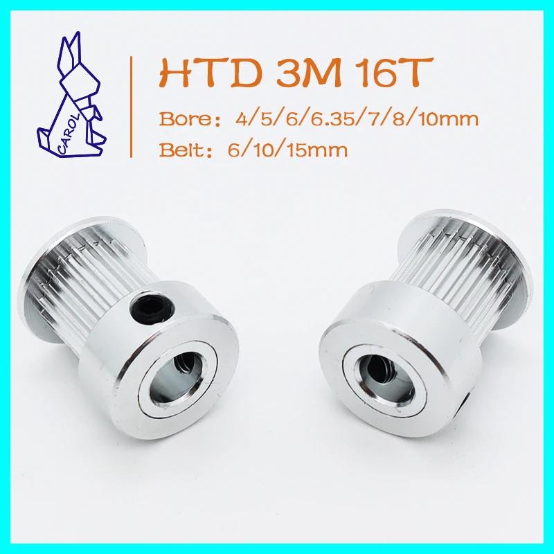 HTD 3M Ÿ̹  , ʺ 6, 10, 15mm Ʈ , 16T 3M  Ÿ̹ Ʈ ȭ , 4mm, 5/6  7mm, 8mm, 10mm